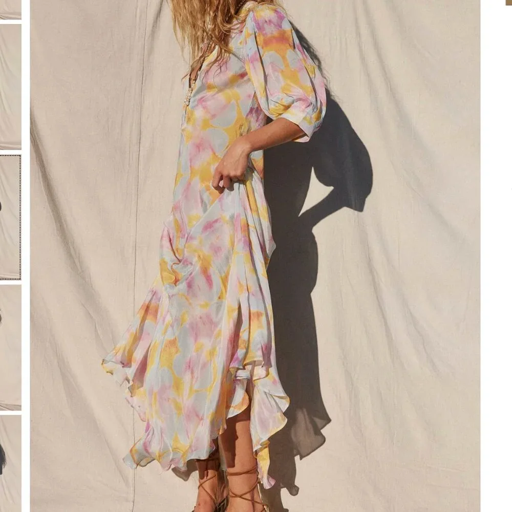 Jen’s Pirate Booty Daydream Saloon Maxi Dress M - Picture 5 of 9